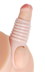 Really Ample Ribbed Penis Enhancer Sheath for Girth and Sensation > Sex Toys For Men > Penis Sleeves - Tophatter Daily Deals