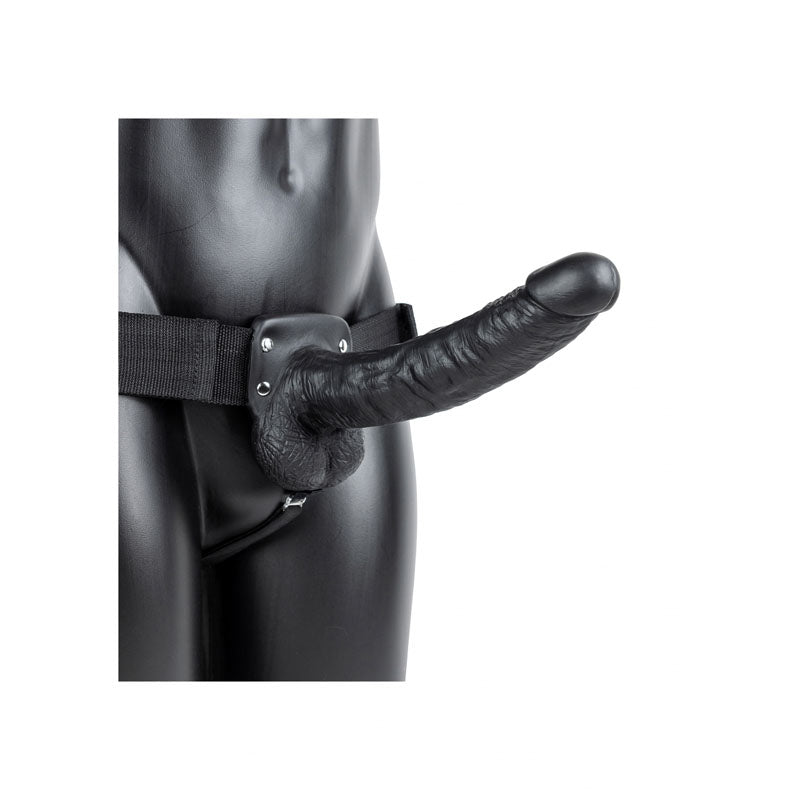 Realrock Hollow Strapon with Balls 23 cm 9" Inch > Dildos > Hollow Strap Ons - Tophatter Daily Deals