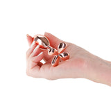 Rear Assets Clover Metallic Butt Plug 9.2 cm Rose Gold > Anal Range > Butt Plugs - Tophatter Daily Deals