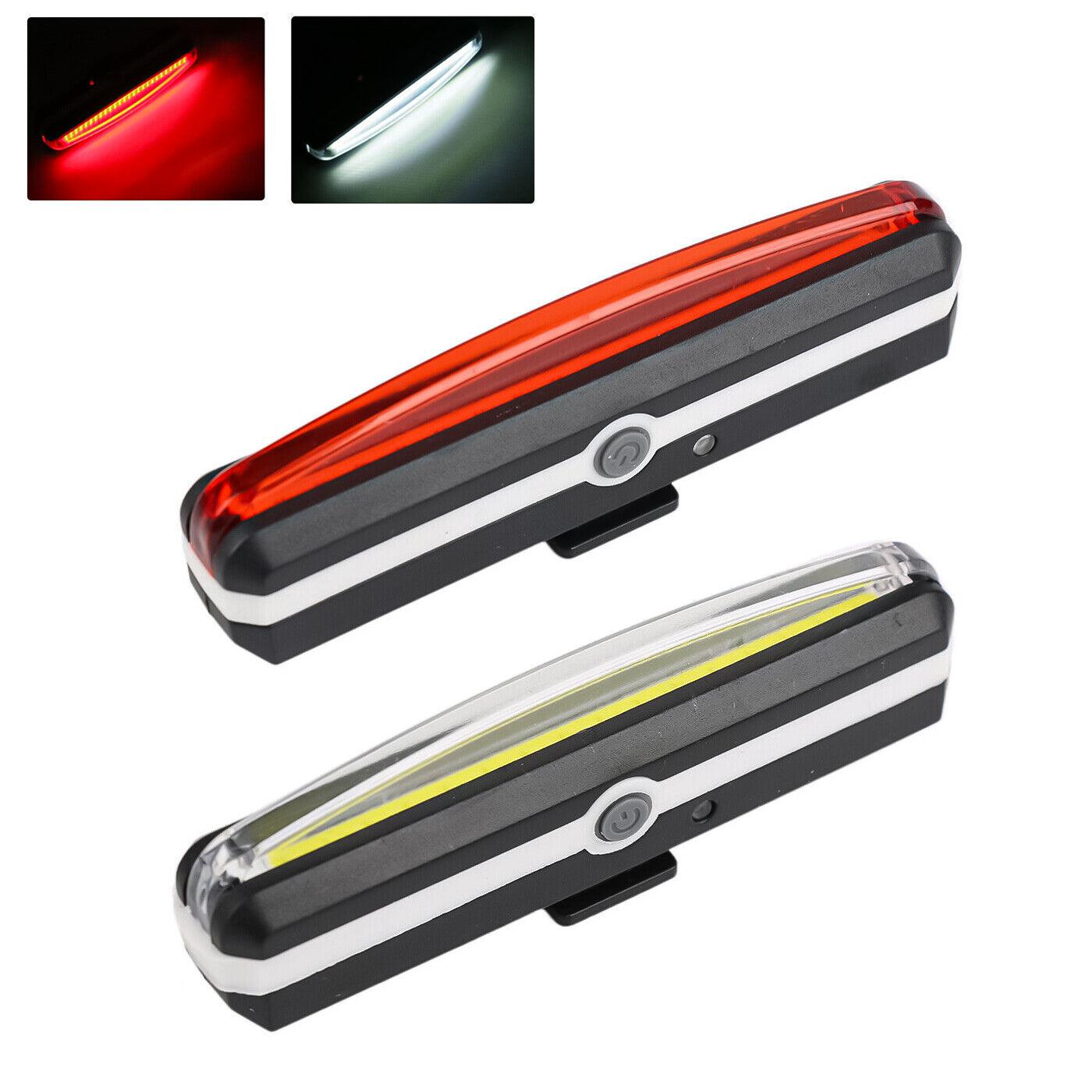 Best Rear Light for Road Bike - Rechargeable Rear Bike Lights Back Bicycle Light Set LED Front USB Waterproof UK Mountain & Cycling - Tophatter Daily Deals