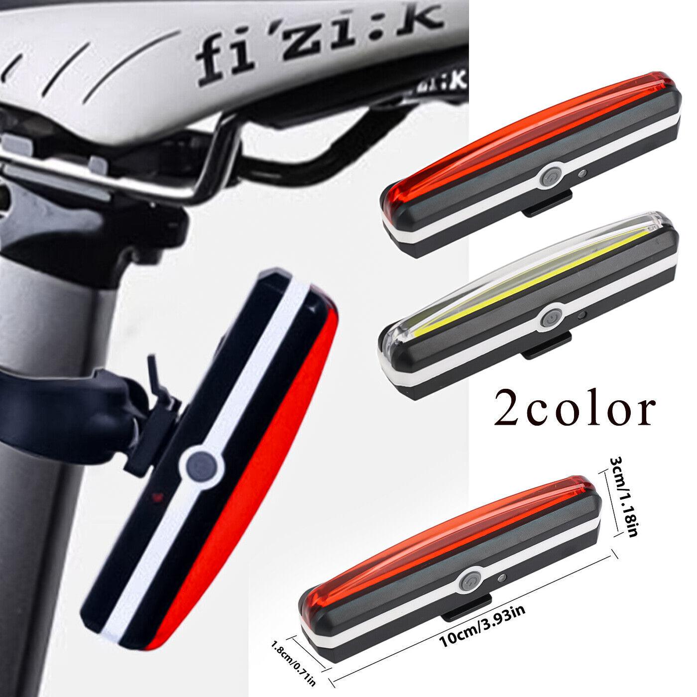 Best Rear Light for Road Bike - Rechargeable Rear Bike Lights Back Bicycle Light Set LED Front USB Waterproof UK Mountain & Cycling - Tophatter Daily Deals