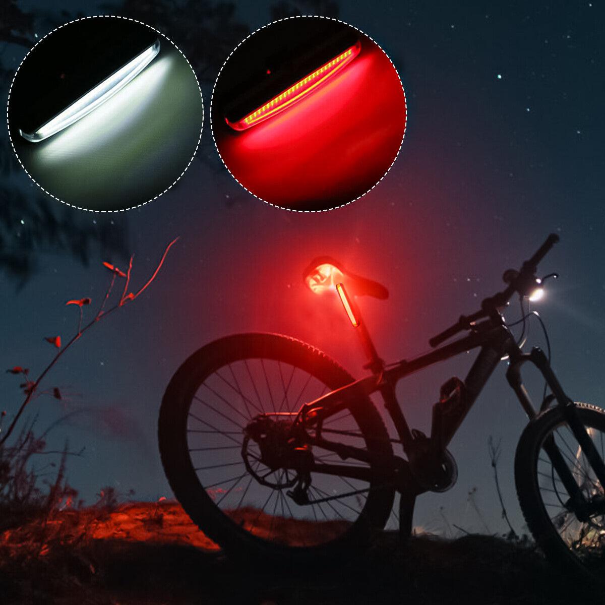 Best Rear Light for Road Bike - Rechargeable Rear Bike Lights Back Bicycle Light Set LED Front USB Waterproof UK Mountain & Cycling - Tophatter Daily Deals