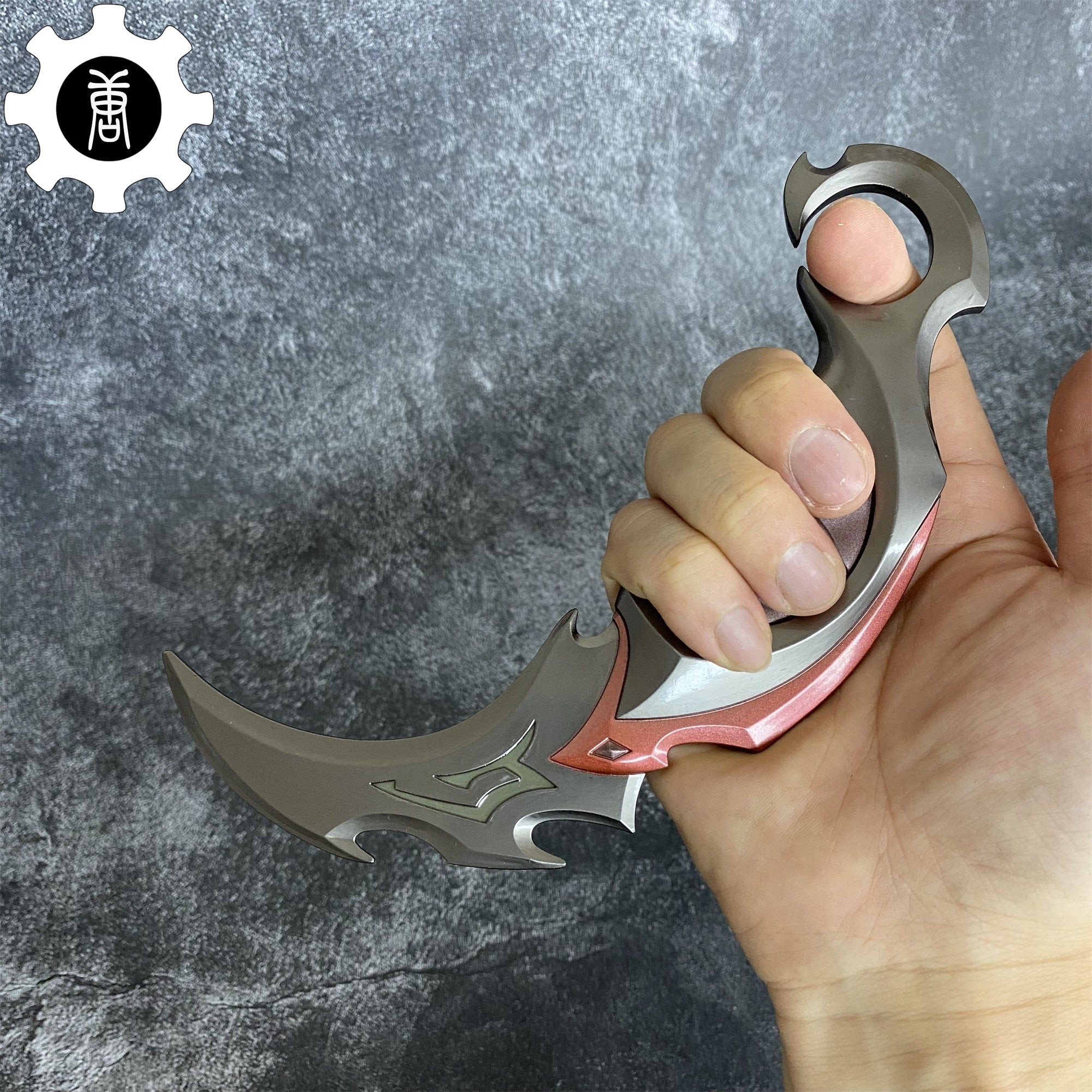 Game Reaver Karambit Metal Blunt Blade Trainer Cosplay Prop - Tophatter Daily Deals