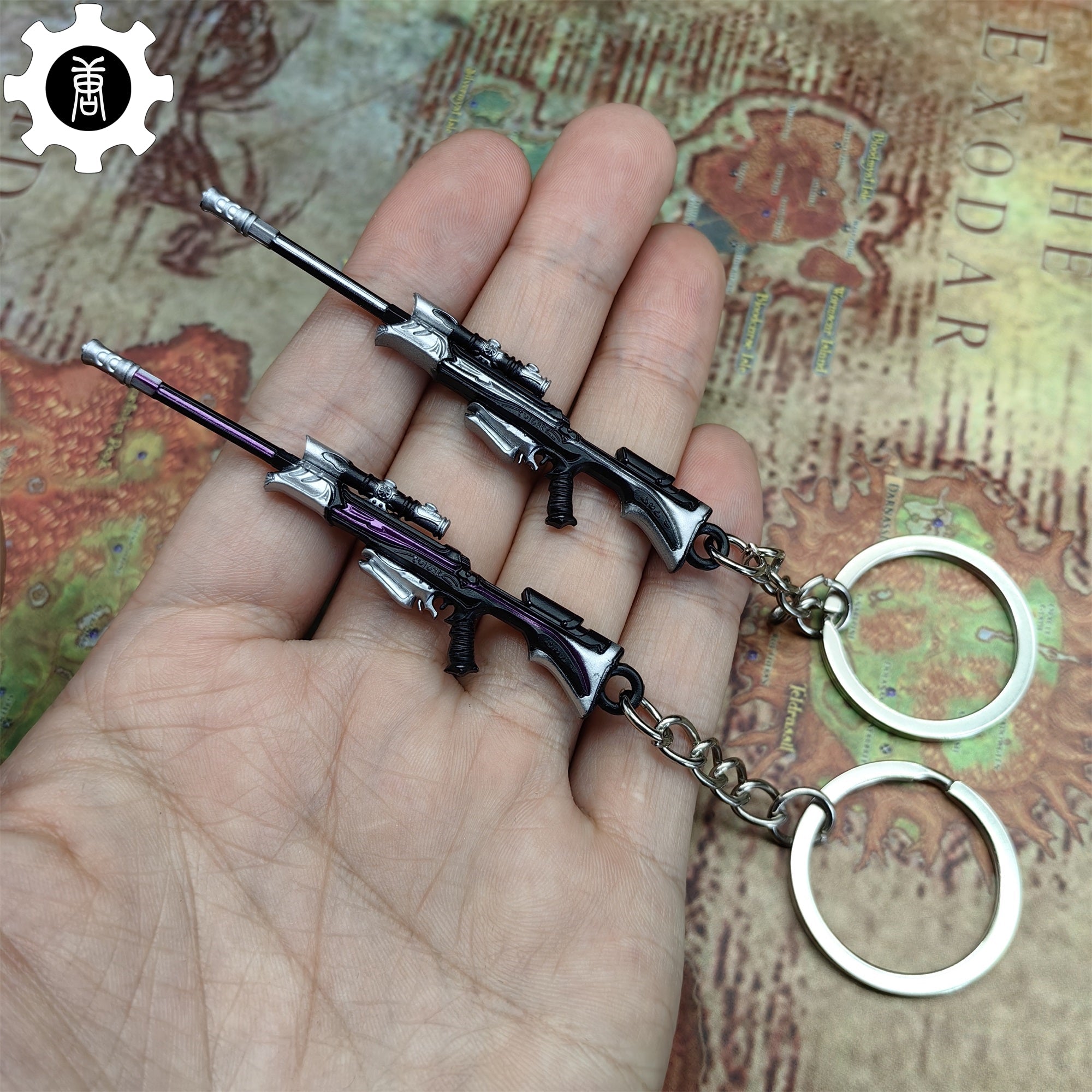 Metal Reaver Operator Gun Tiny KeyChain Pendant 2 In 1 Pack - Tophatter Daily Deals