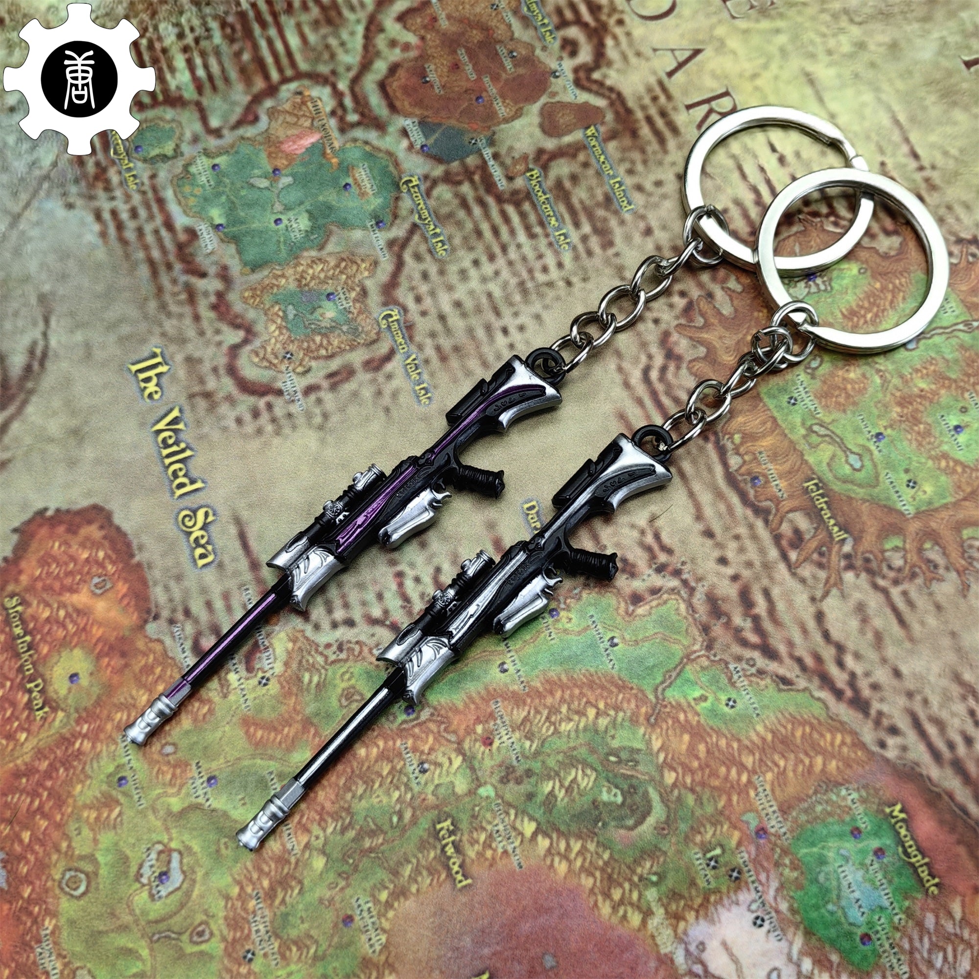 Metal Reaver Operator Gun Tiny KeyChain Pendant - Tophatter Daily Deals