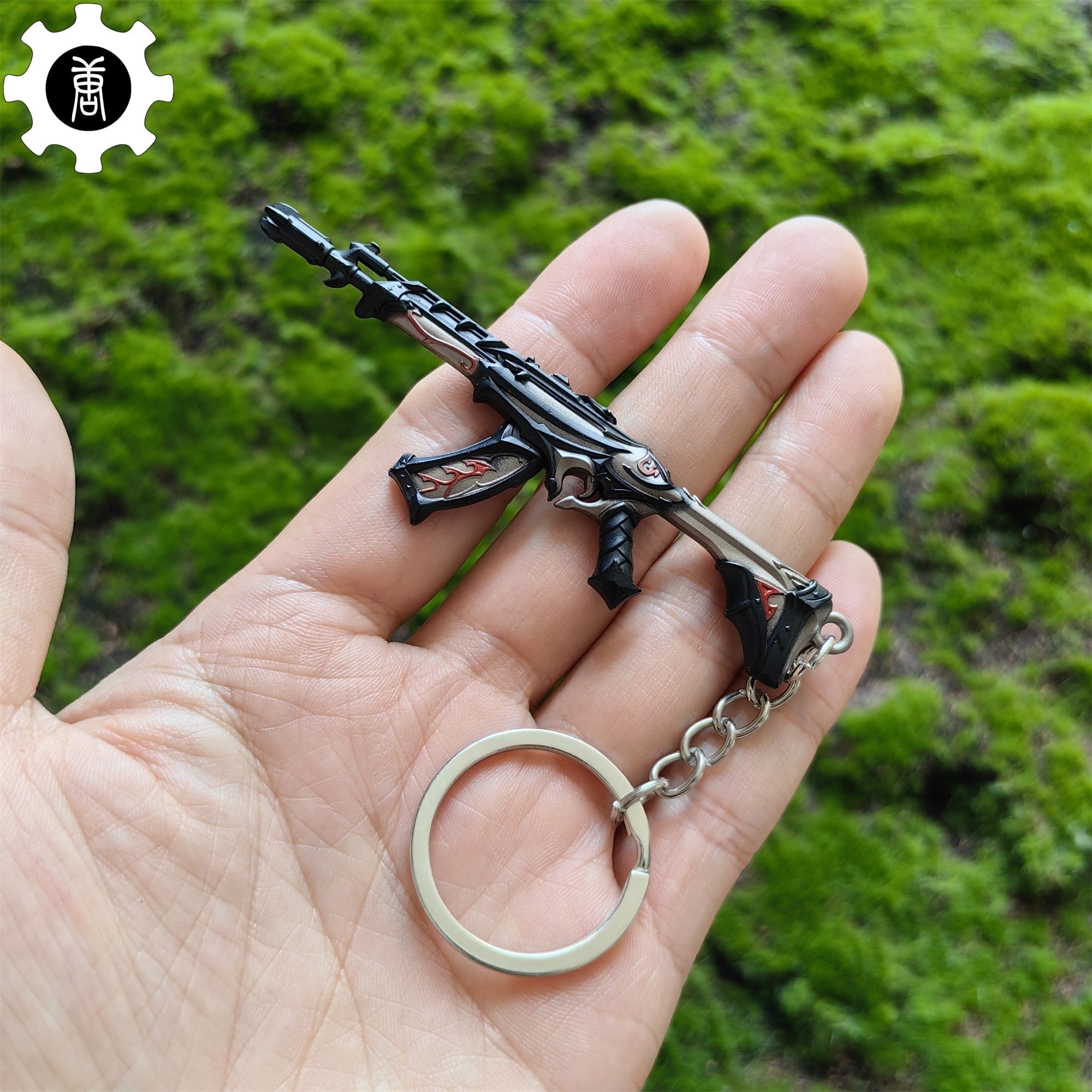 Metal Reaver Vandal Gun Tiny Keychain Pendant Black - Tophatter Daily Deals