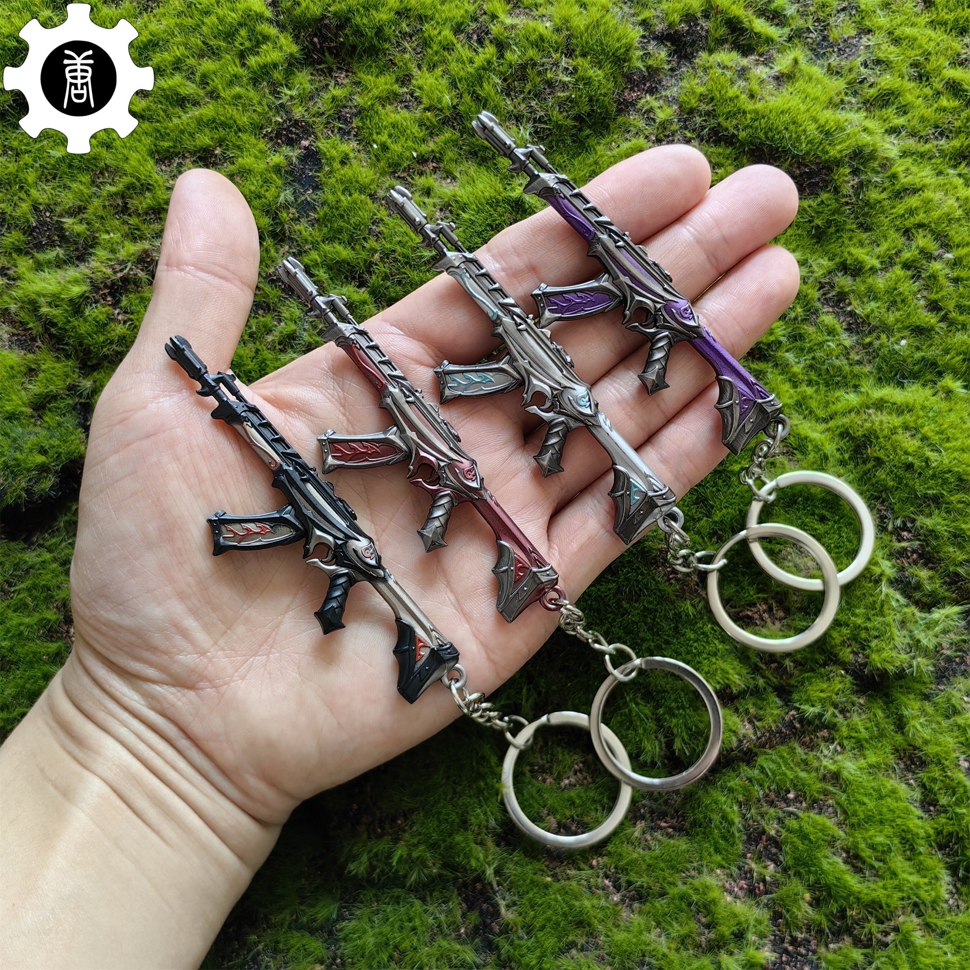 Metal Reaver Vandal Gun Tiny Keychain Pendant 4 In 1 Pack - Tophatter Daily Deals