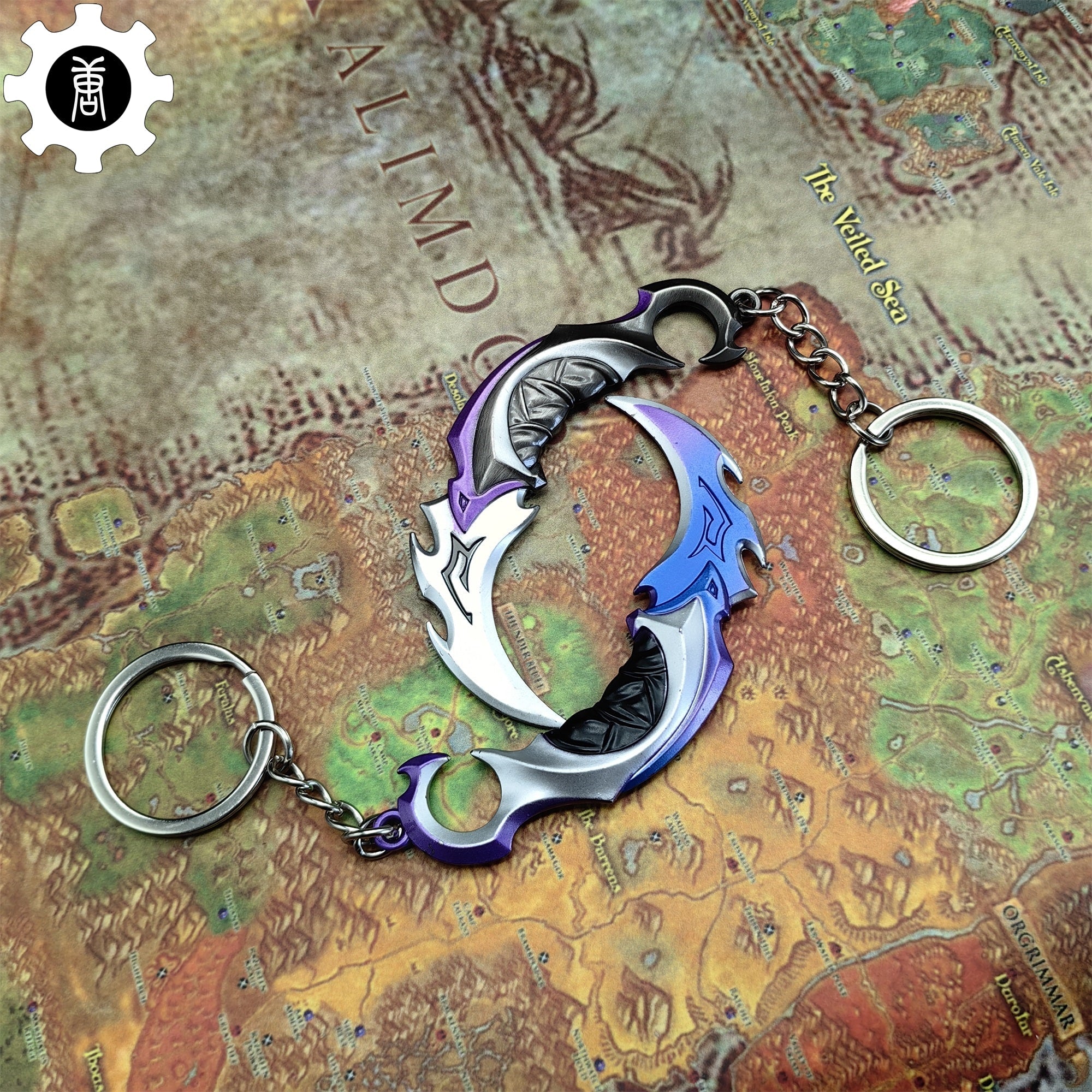 Reaver, EP 5 Karambit Tiny Keychain Metal Pendant - Tophatter Daily Deals