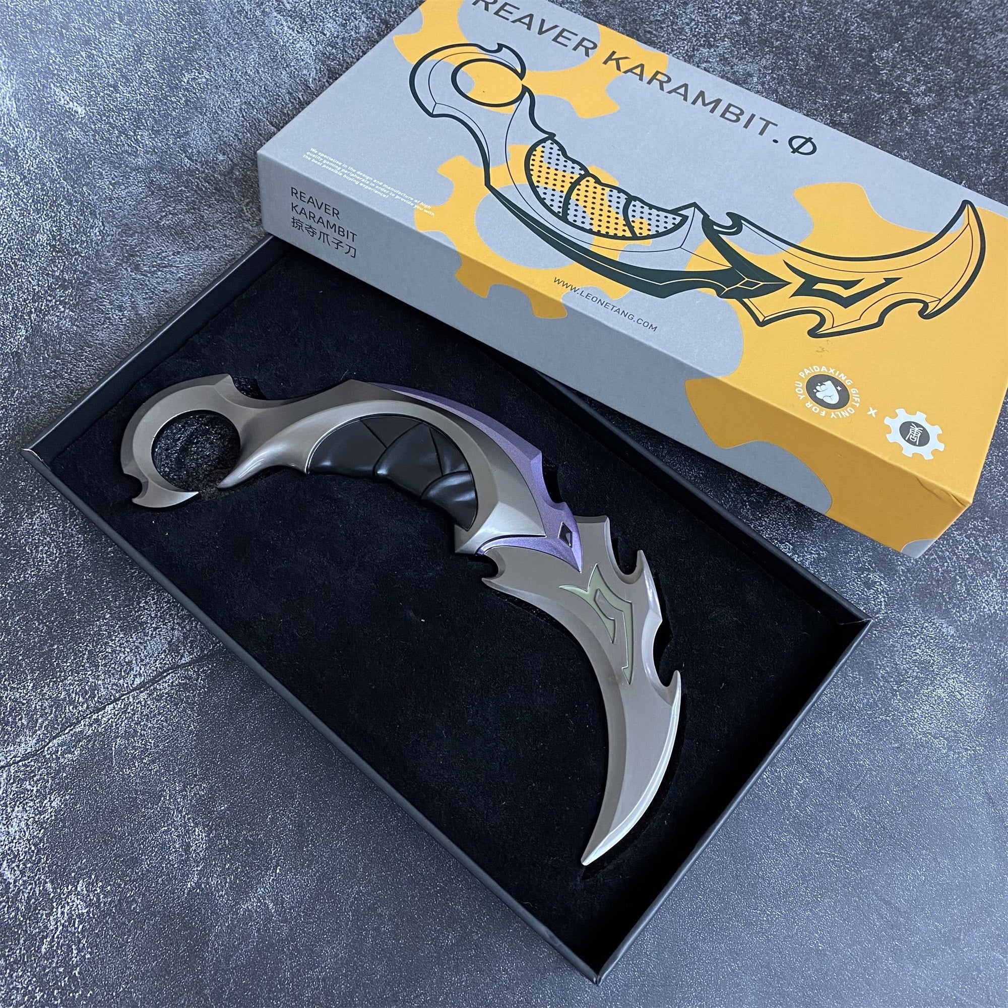Metal Reaver Karambit Blunt Blade Trainer Cosplay Prop - Tophatter Daily Deals