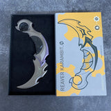 Metal Reaver Karambit Blunt Blade Trainer Cosplay Prop Reaver Karambit Only - Tophatter Daily Deals