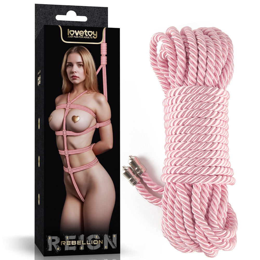 Rebellion Reign Ebony Silky Bondage Rope 10 Meter – Luxury Bondage Rope > Bondage Gear > Rope - Tophatter Daily Deals
