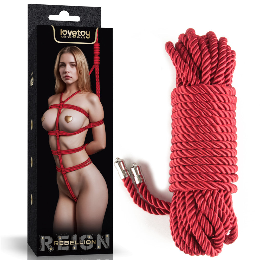 Rebellion Reign Ebony Silky Bondage Rope 10 Meter > Bondage Gear > Rope - Tophatter Daily Deals