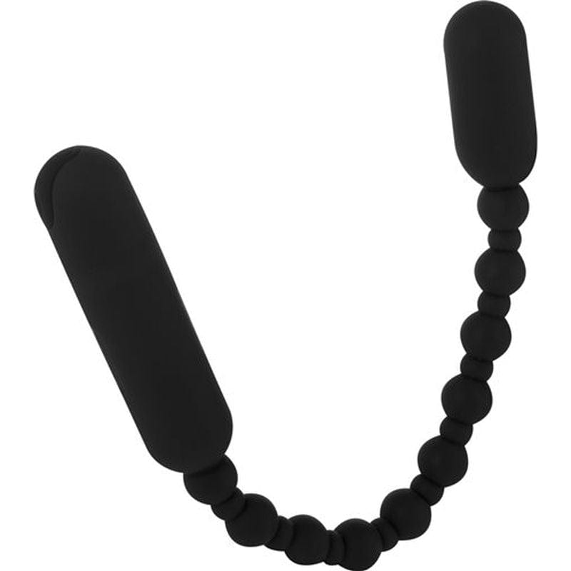 Booty Beads Black - Flexible Vibrating Anal Toy > Anal Range > Anal Beads - Tophatter Daily Deals