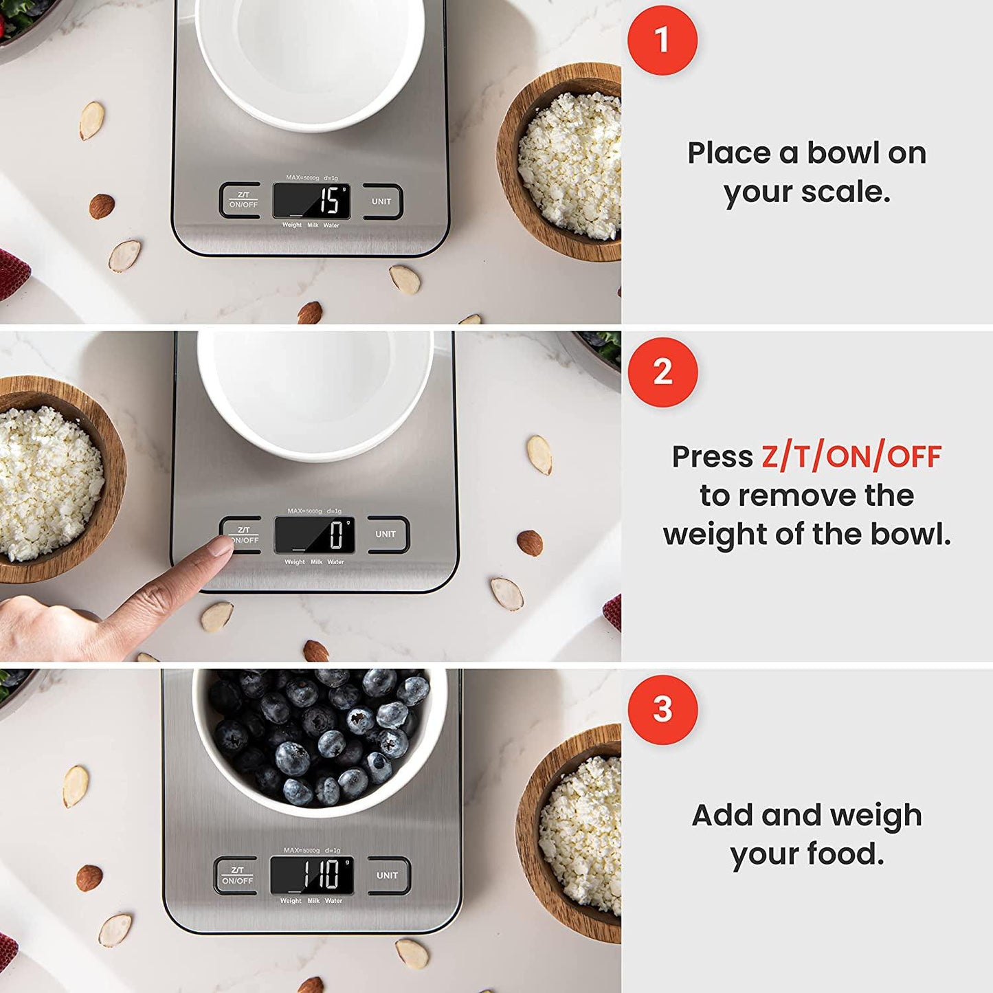 Best Kitchen Scales Uk - Digital 10kg Kitchen Scales Electronic Balance LCD Food Weight Postal Scale Apparel & Accessories - Tophatter Daily Deals