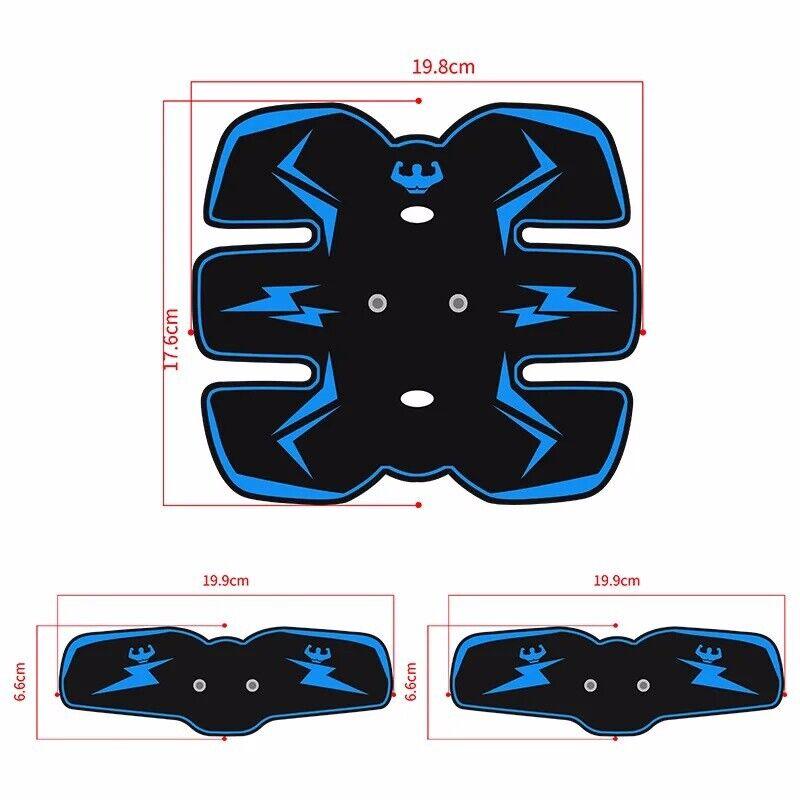 Best Abs Stimulator - Rechargeable EMS Abdominal Muscle Stimulator ABS Trainer Toner Fitness Belt Personal Care - Tophatter Daily Deals
