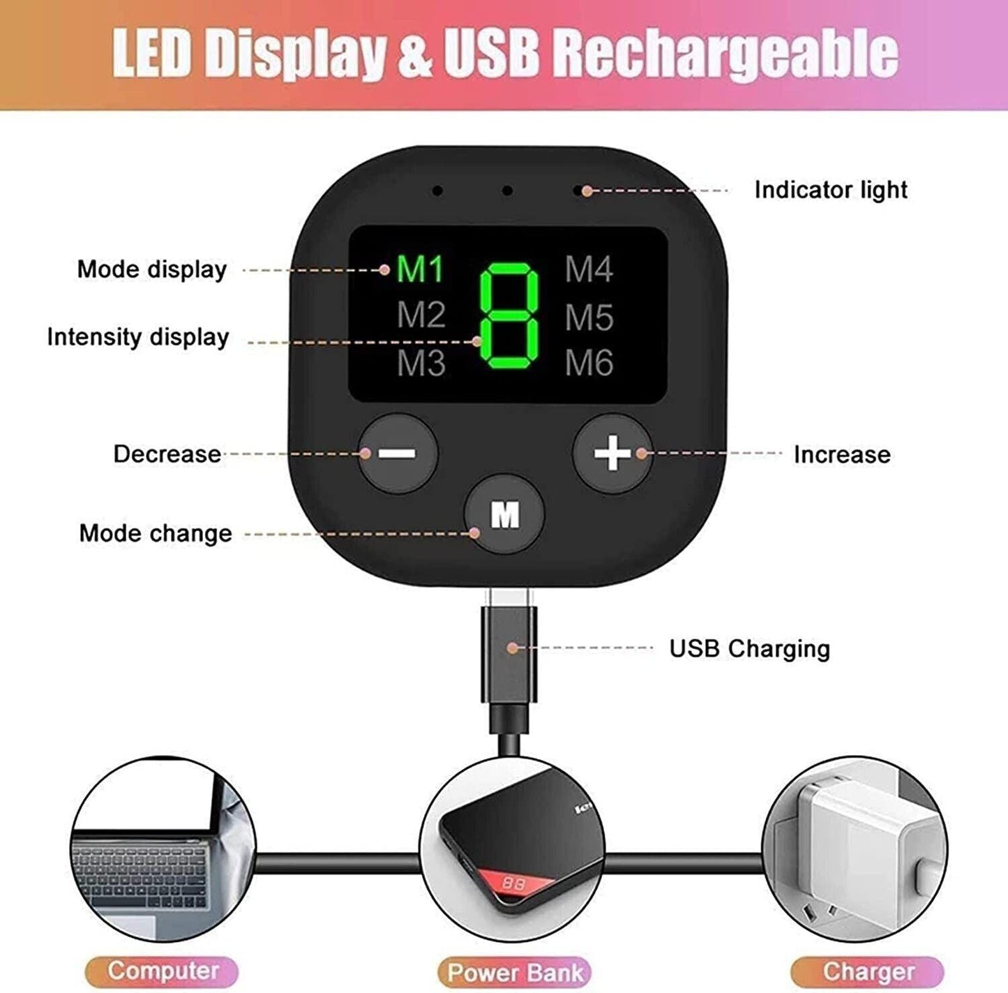 Best Abs Stimulator - Rechargeable EMS Abdominal Muscle Stimulator ABS Trainer Toner Fitness Belt Personal Care - Tophatter Daily Deals