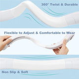 Best Neck Fan UK - Portable Neck Fan Mini USB Rechargeable Lazy Neckband Bladeless Cooler Apparel & Accessories - Tophatter Daily Deals
