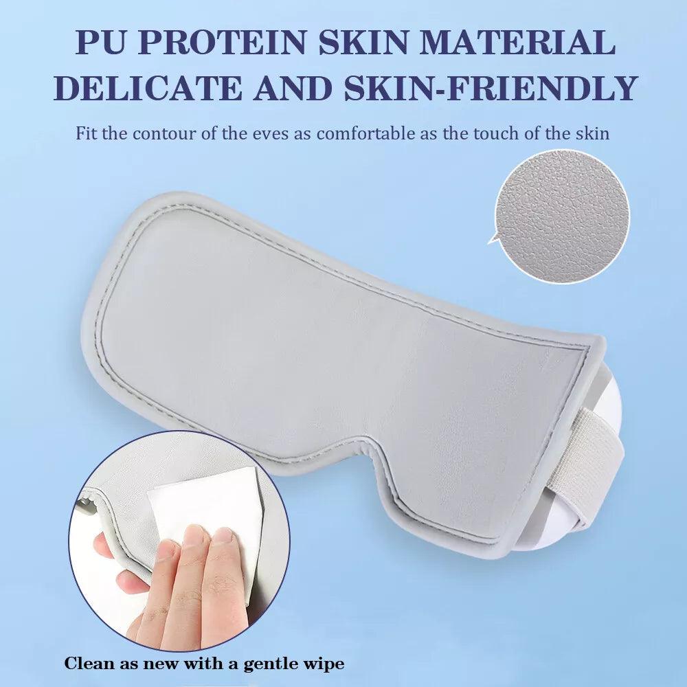 Electric Eye Massager - Rechargeable Eye Therapy Mask with Hot Compress/Air Pressure/Bluetooth Music and 5 Working Modes Personal Care - Tophatter Daily Deals