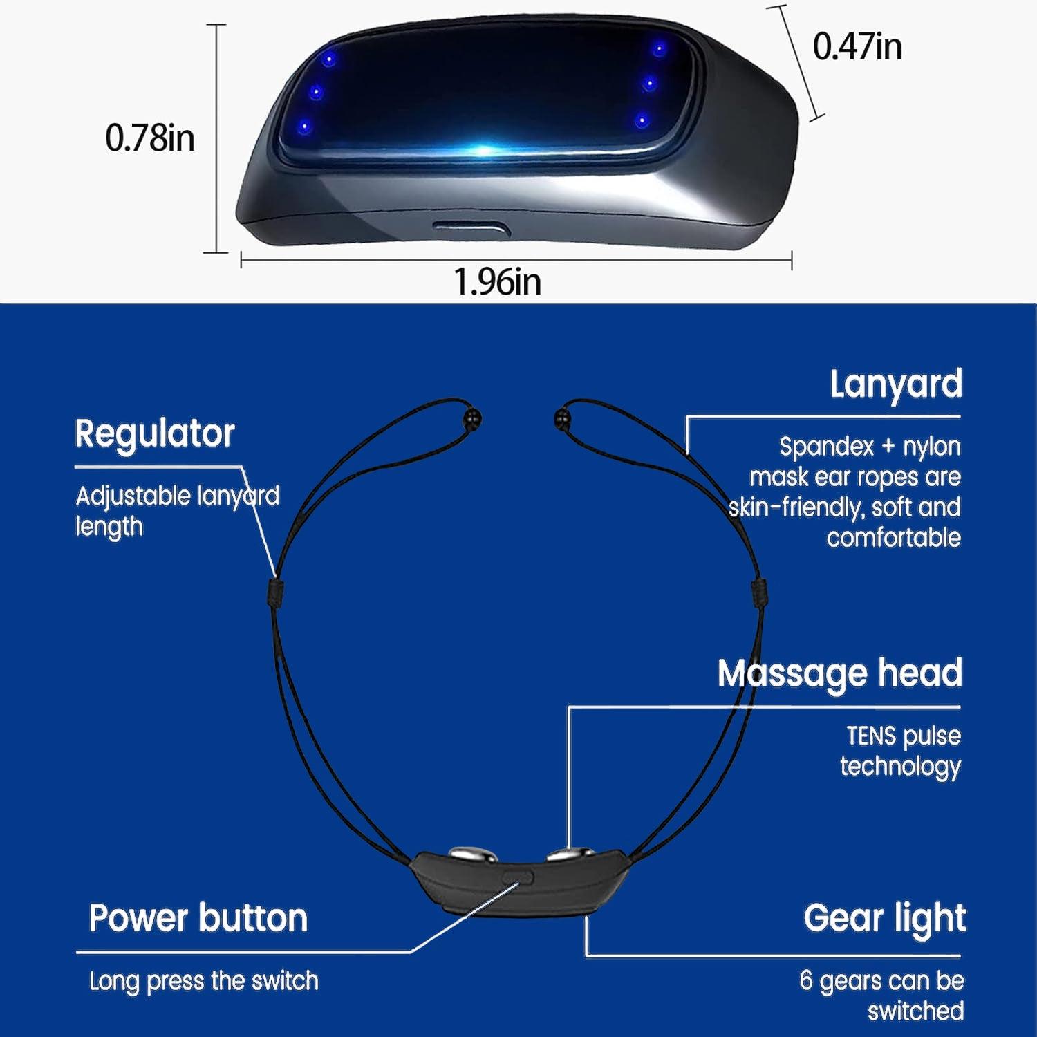 Anti Snore Device - Electric Micro Noise Stopper Sleep Apnea Aid Stop Snore HB Health Care - Tophatter Daily Deals