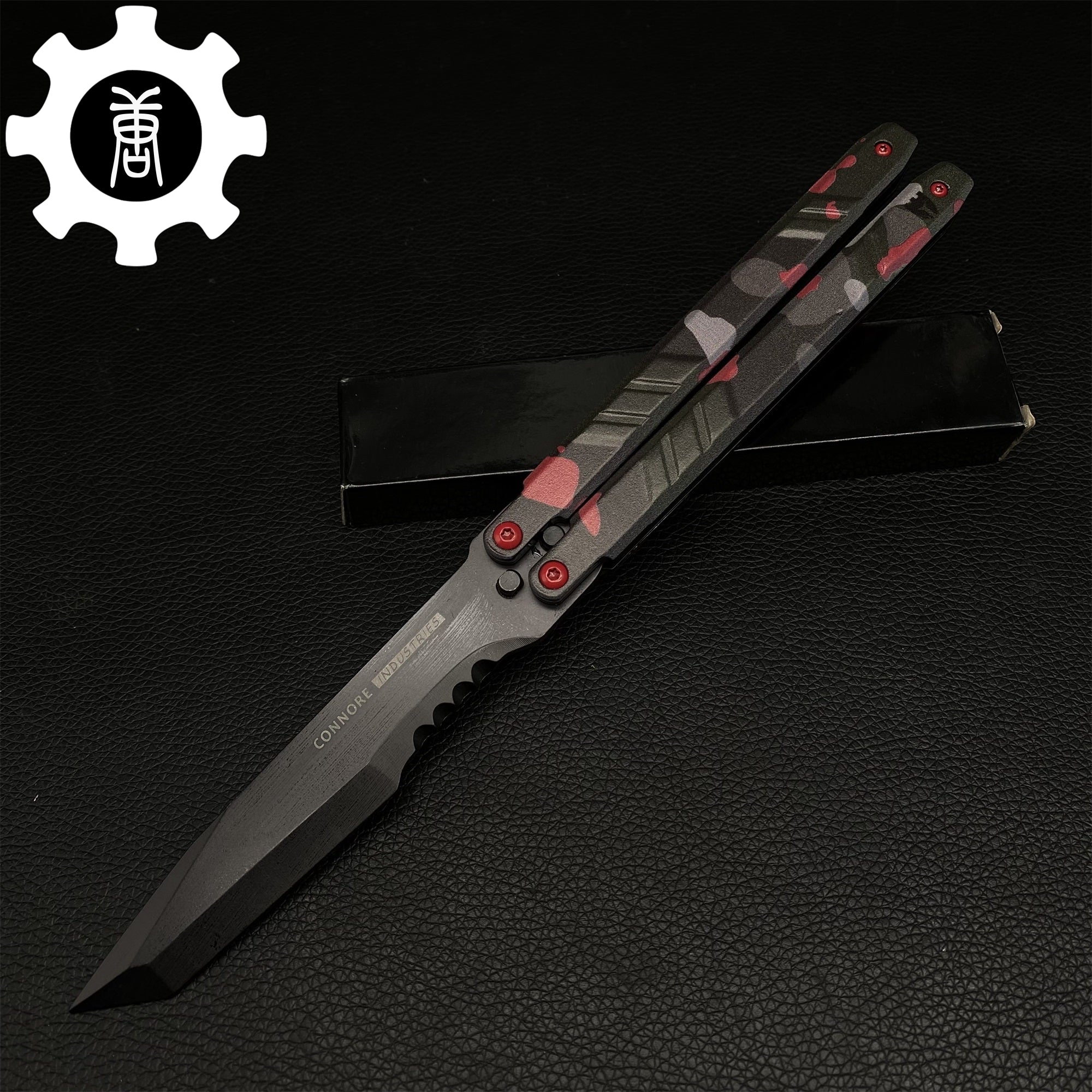 IRL Recon Knife Blunt Blade Balisong Trainer USA Stock - Tophatter Daily Deals