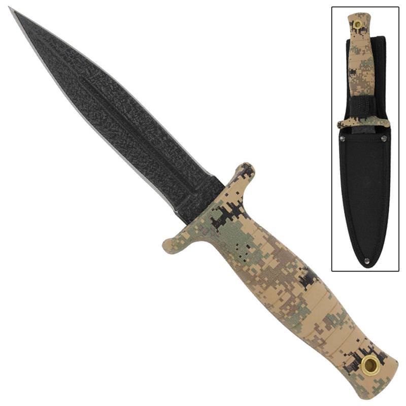 Reconnaissance Digital Camo Military Dagger - Tophatter's Guns'N'Weapons Store Collectible Weapons - Tophatter Daily Deals