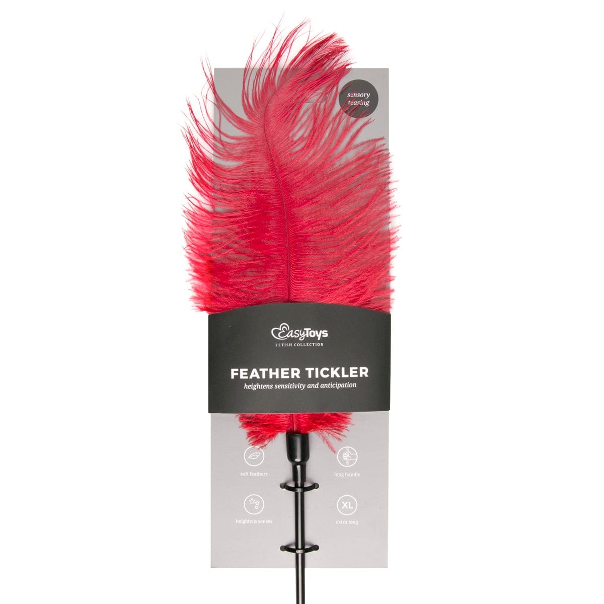 Red Feather Tickler for Sensual Teasing and Intimate Play > Bondage Gear > Ticklers - Tophatter Daily Deals