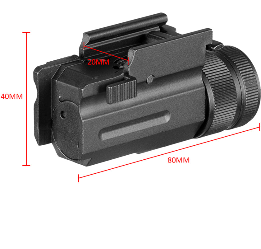 Red-Green Laser Sight for 20mm Rail Pistol Rifle Glock - Tophatter Daily Deals