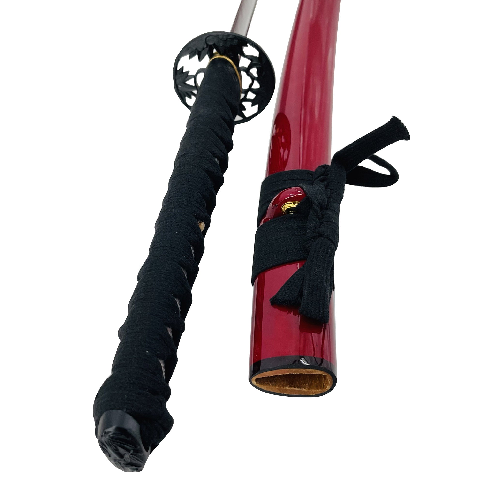 Red Queen Hand forged 1060 Carbon Steel Katana Swords - Tophatter Daily Deals