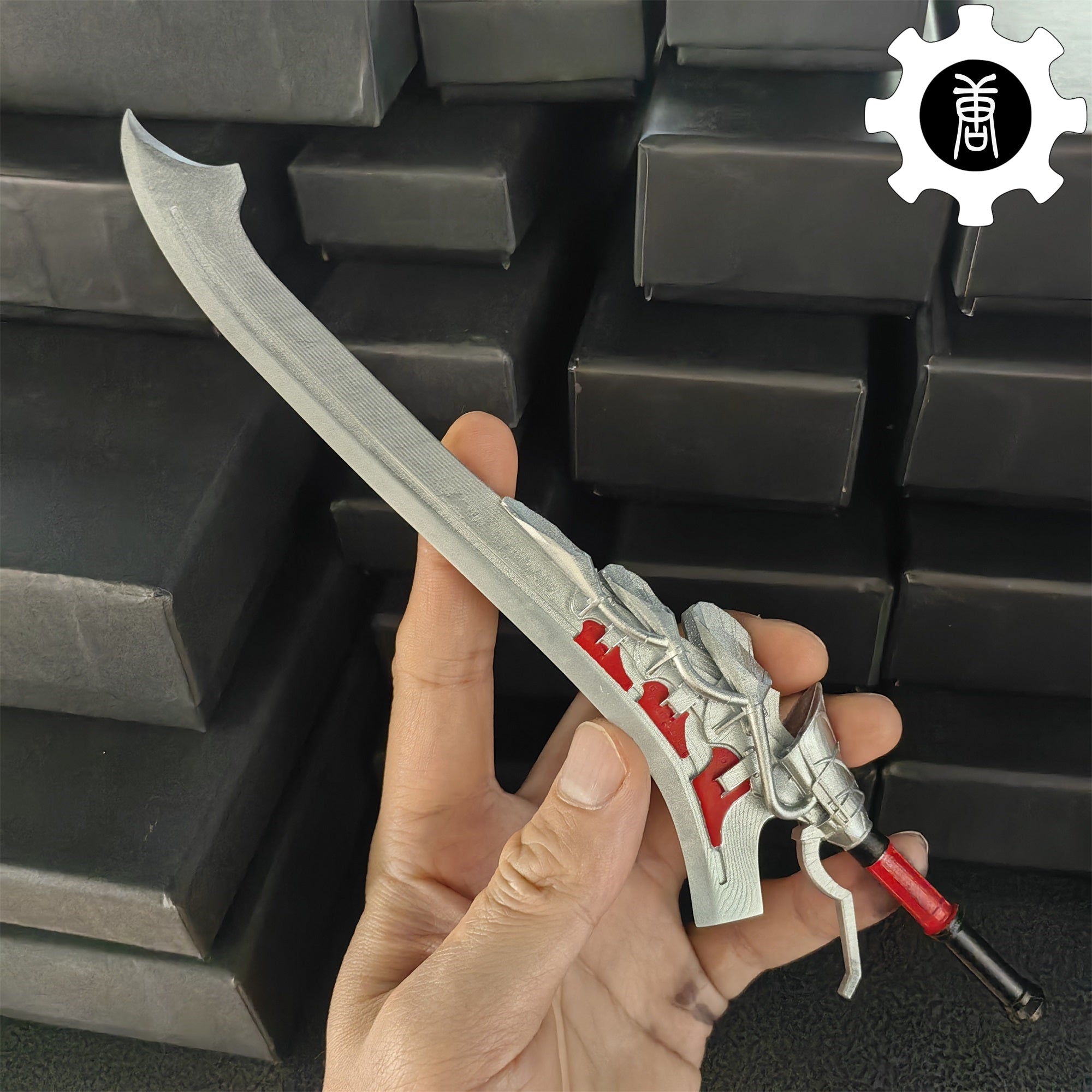 3D Printed 1: 6 Scale Nero Red Queen Sword DMC Display Prop - Tophatter Daily Deals