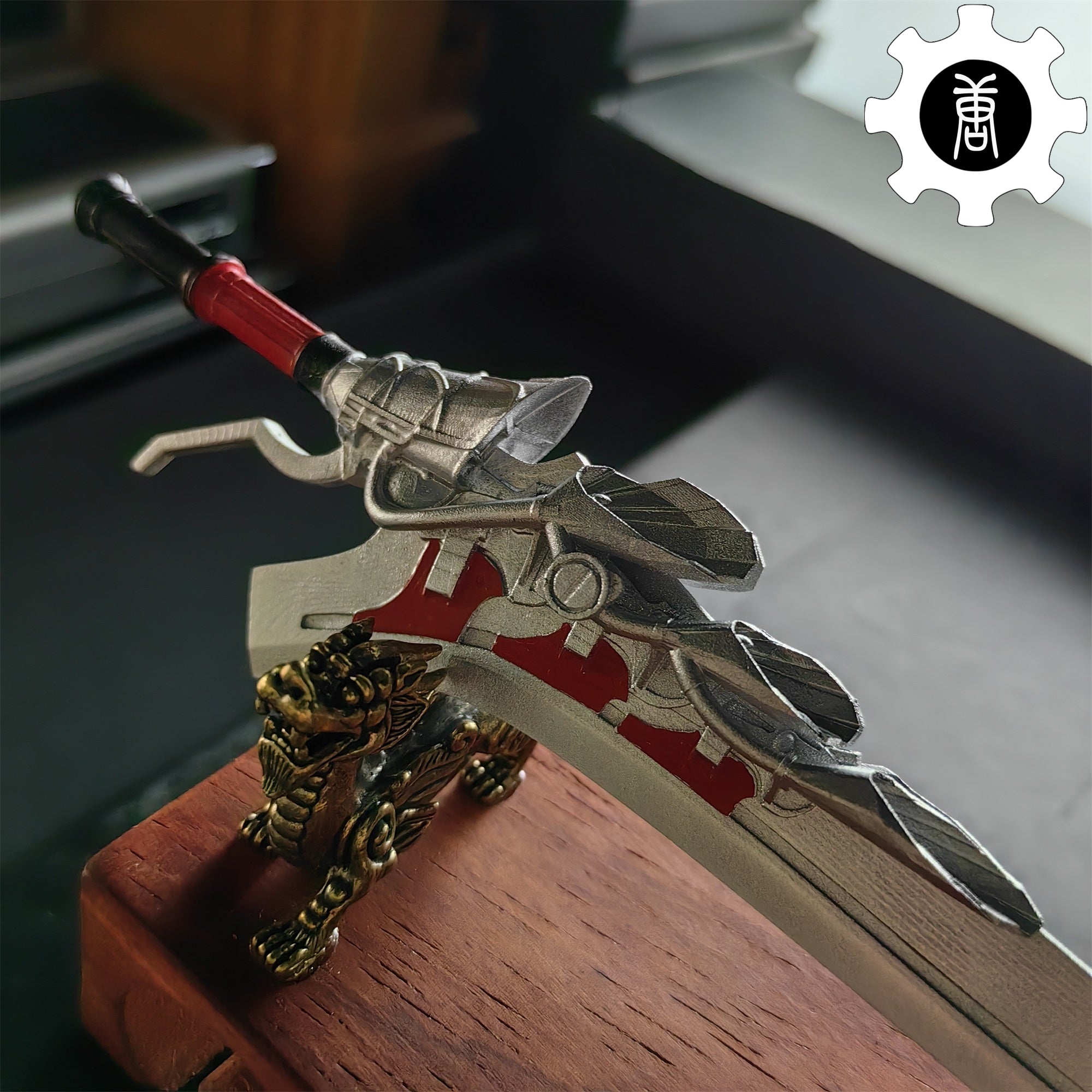 3D Printed 1: 6 Scale Nero Red Queen Sword DMC Display Prop - Tophatter Daily Deals