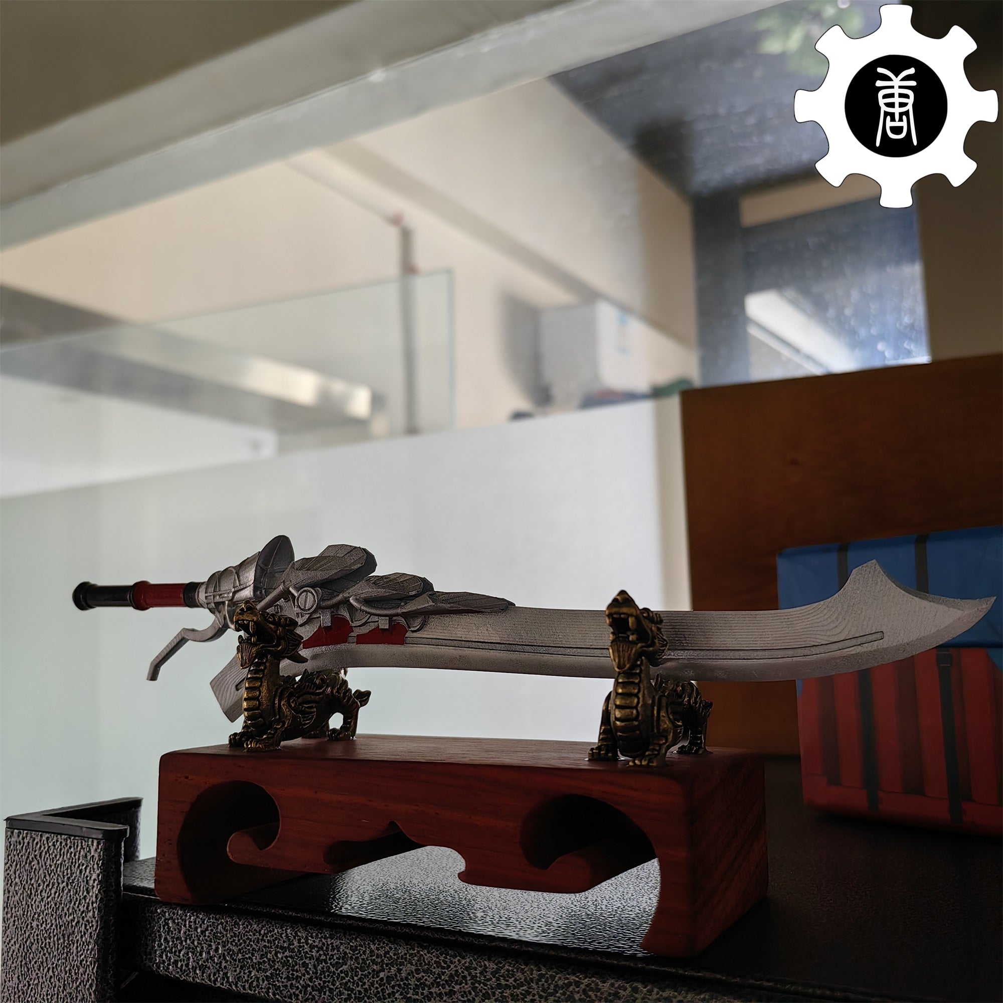 3D Printed 1: 6 Scale Nero Red Queen Sword DMC Display Prop - Tophatter Daily Deals