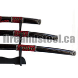 Fire and Steel - Red Dragon 3-Sword Set - Tophatter Daily Deals