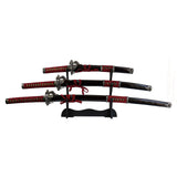 Fire and Steel - Red Dragon 3-Sword Set - Tophatter Daily Deals
