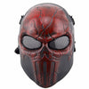 Punisher Tactical Mask Airsoft Wargame Paintball Scary Full Face Skull Mask Face Mask - Tophatter Daily Deals