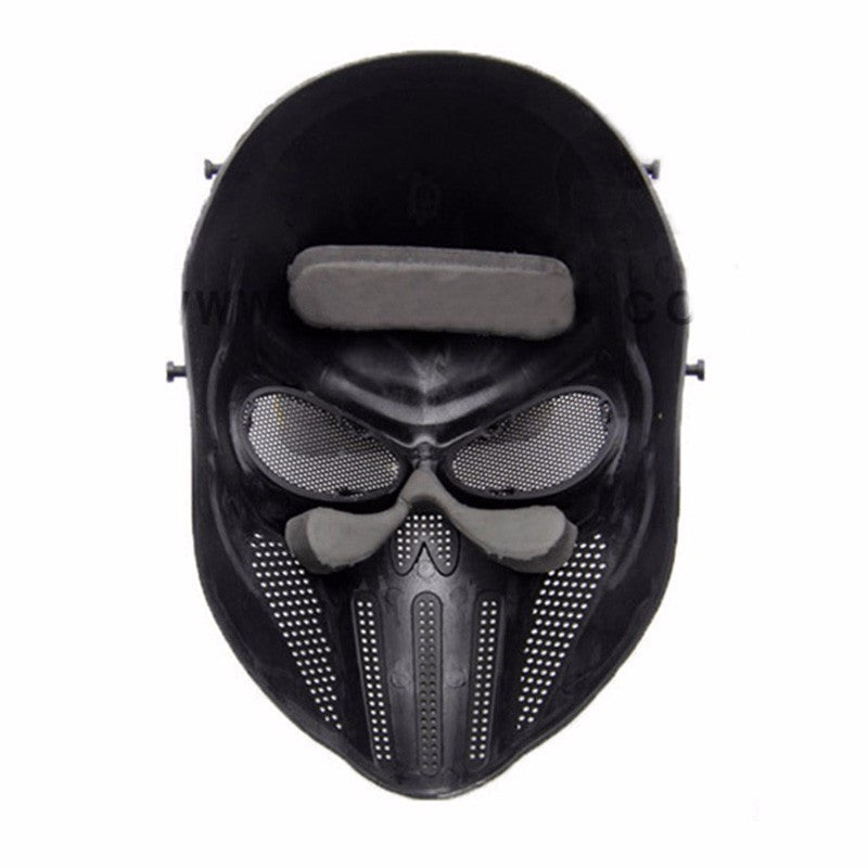 Punisher Tactical Mask Airsoft Wargame Paintball Scary Full Face Skull Mask Face Mask - Tophatter Daily Deals