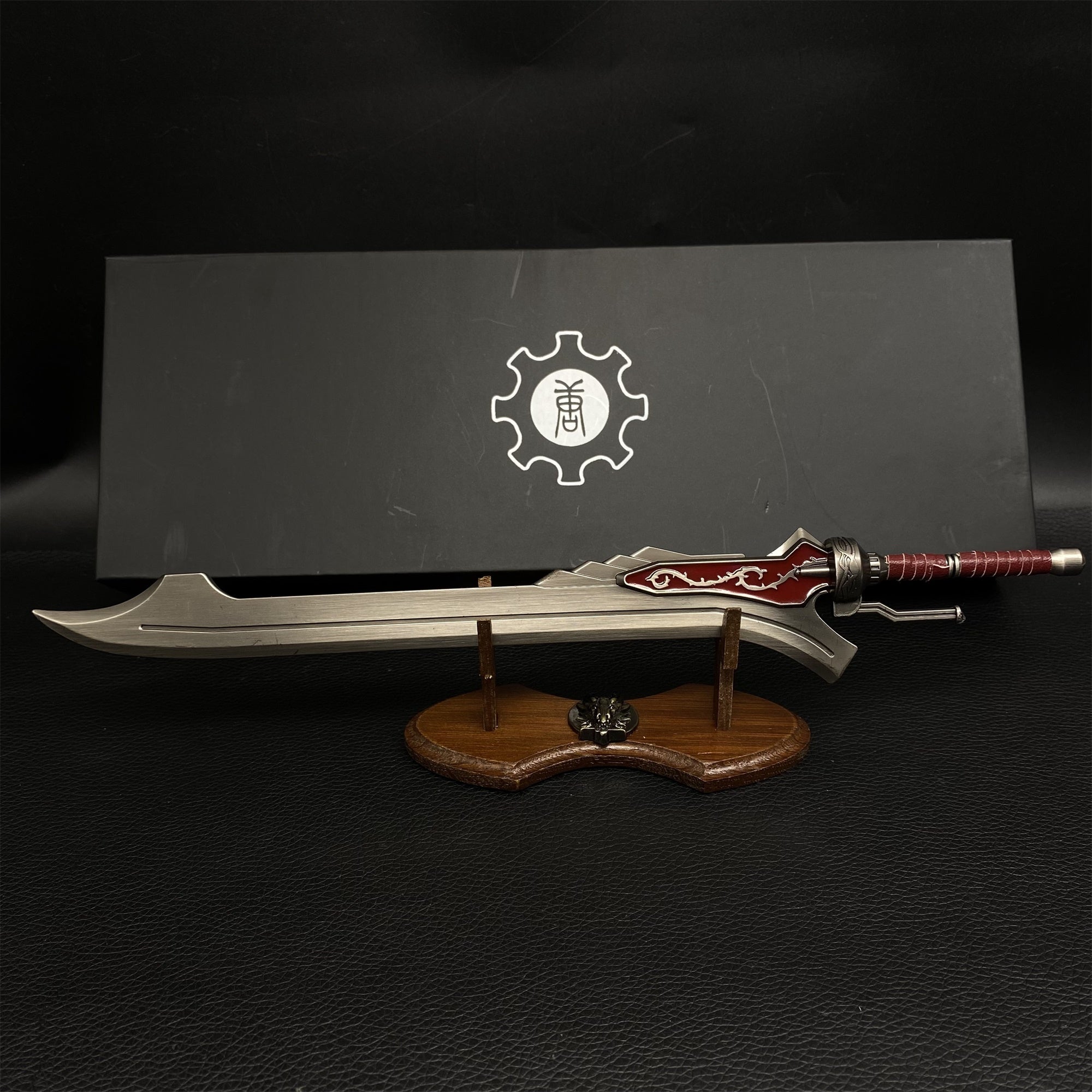 Red Queen Sword Metal Replica 1/6 Scale Sword & Stand - Tophatter Daily Deals
