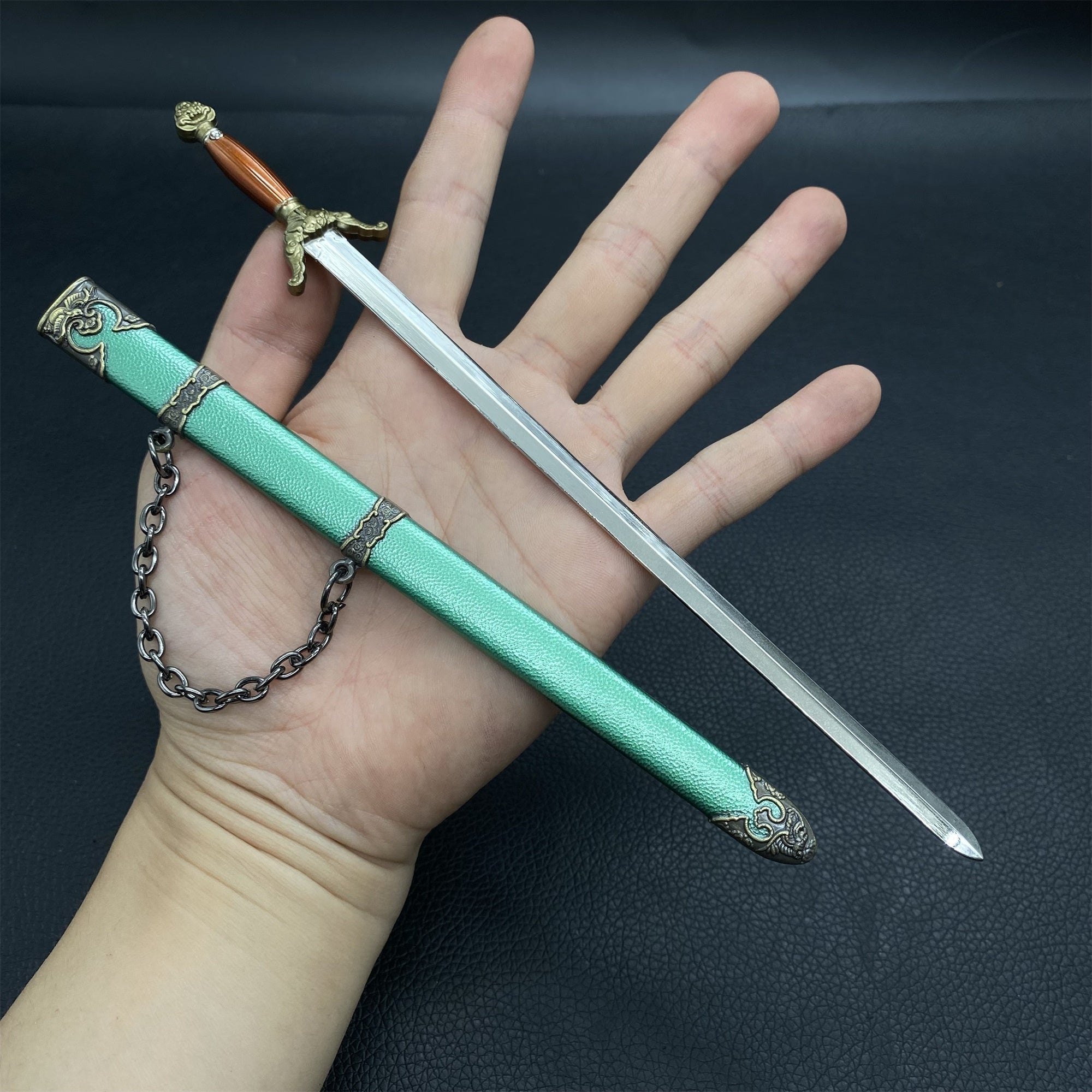 Cool Weapon Red Spada Sword Metal Replica Sword Only - Tophatter Daily Deals