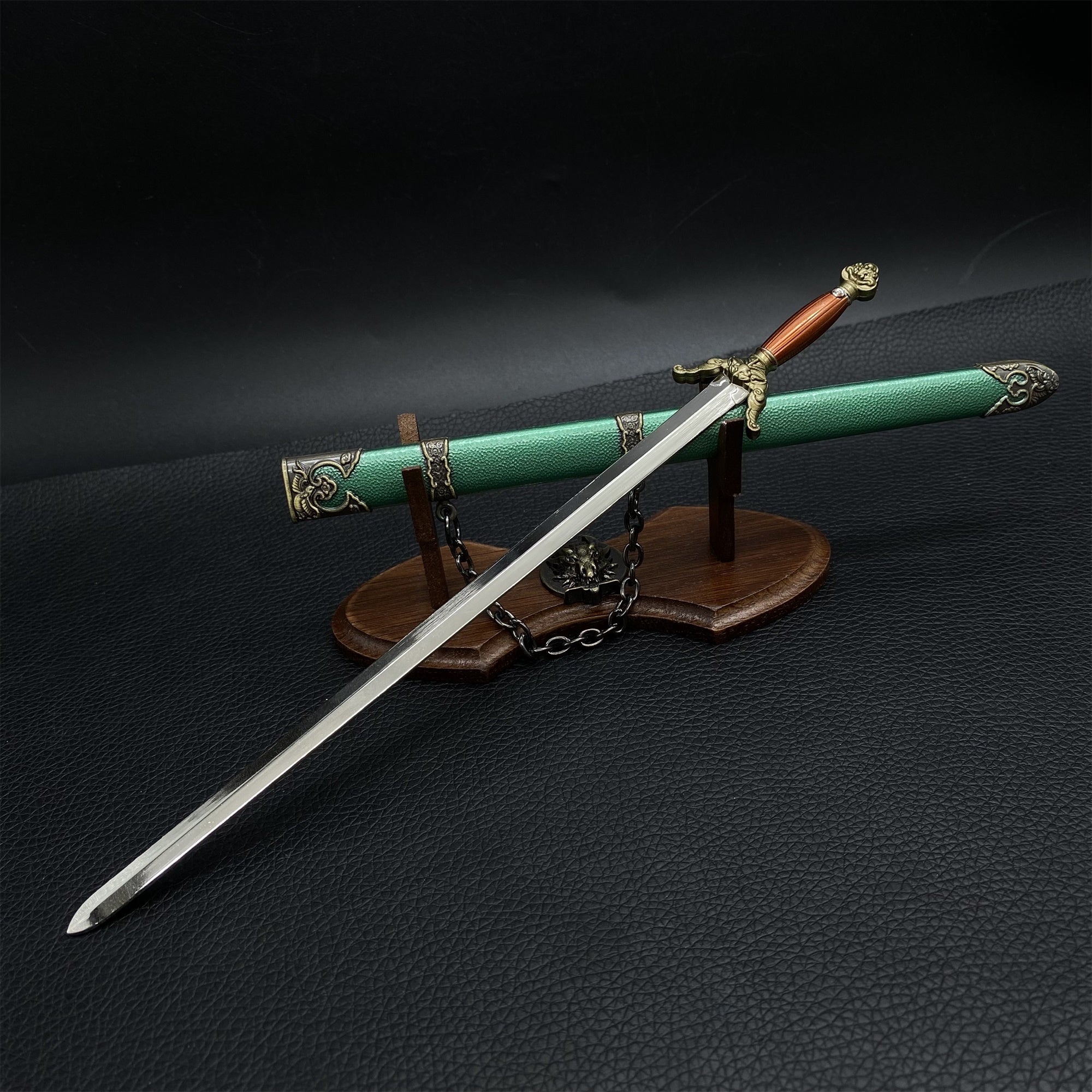 Cool Weapon Red Spada Sword Metal Replica Sword & Stand - Tophatter Daily Deals