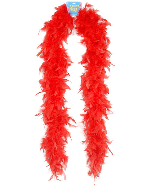 Lightweight Feather Boa Red Costume Accessories - Tophatter Daily Deals