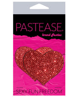 Red Glitter Heart Pasties Lingerie Accessories - Tophatter Daily Deals