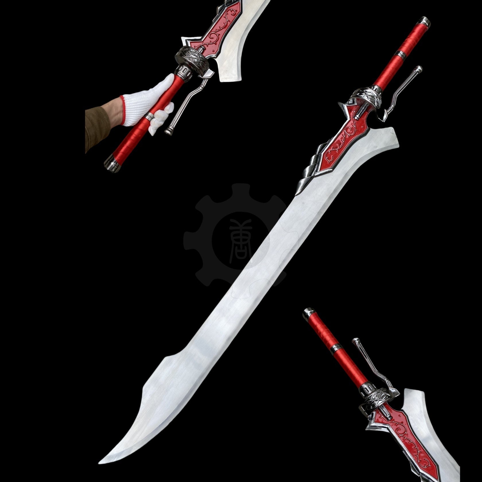 Red Queen Sword Life-size Nero Cosplay Prop Metal Replica - Tophatter Daily Deals