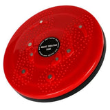 Exercise Twist Board - Waist Disc Board Twister Aerobic Exercise Foot Massage Fitness Reflexology Magnets Simply Fit Board Waist Torsion Disc Red Exercise & Fitness - Tophatter Daily Deals
