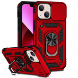 Magnetic Phone Case Rugged Ring Kickstand Fall 2025 Red - Tophatter Daily Deals