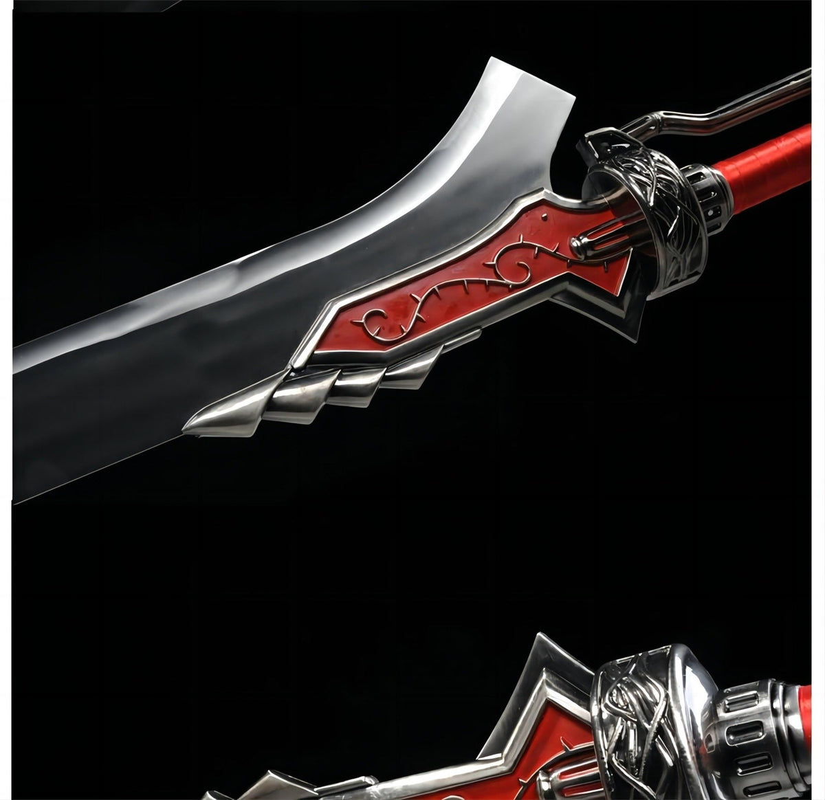 Red Queen Sword Life-size Nero Cosplay Prop Metal Replica - Tophatter Daily Deals