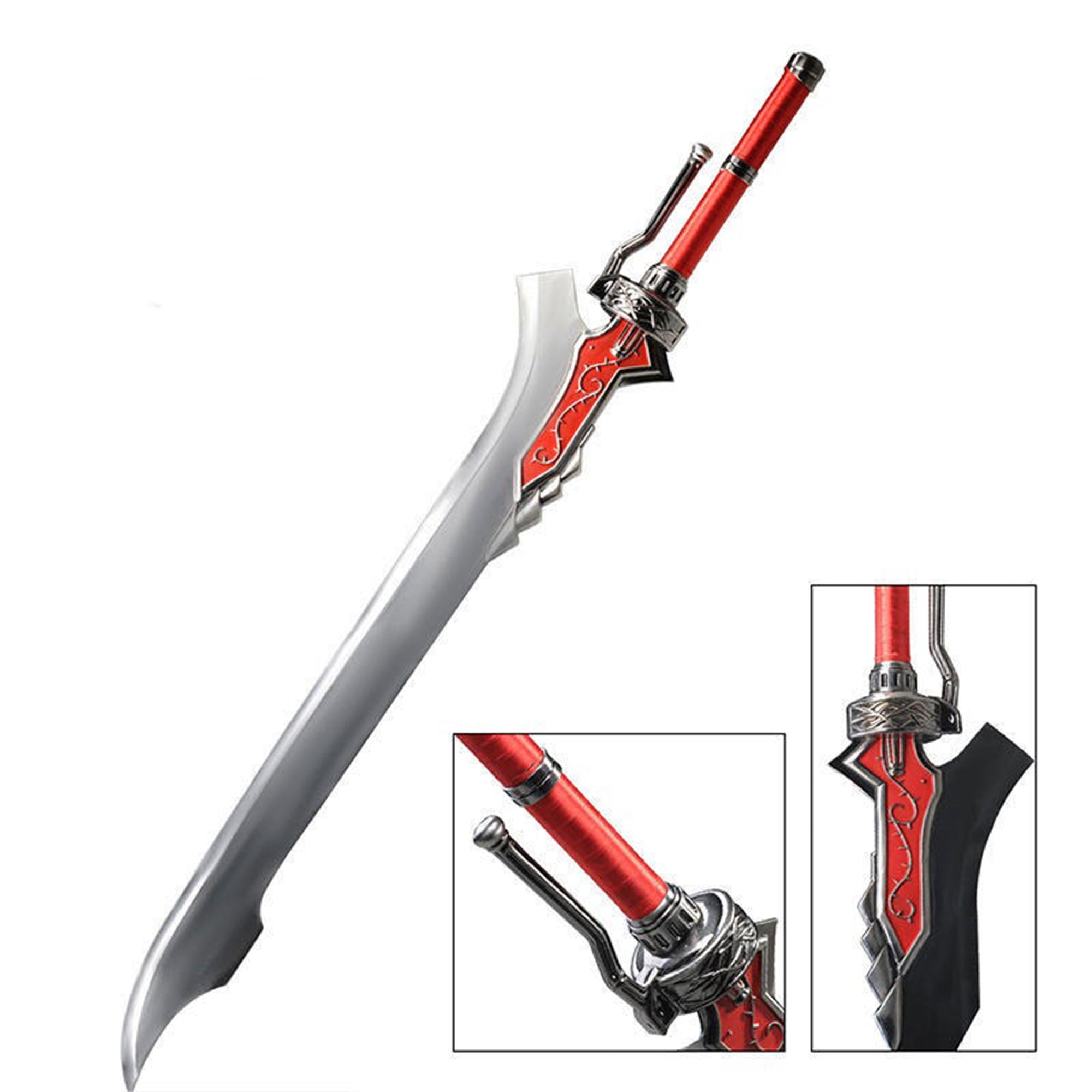 Red Queen Sword Life-size Nero Cosplay Prop Metal Replica Red Queen Sword - Tophatter Daily Deals