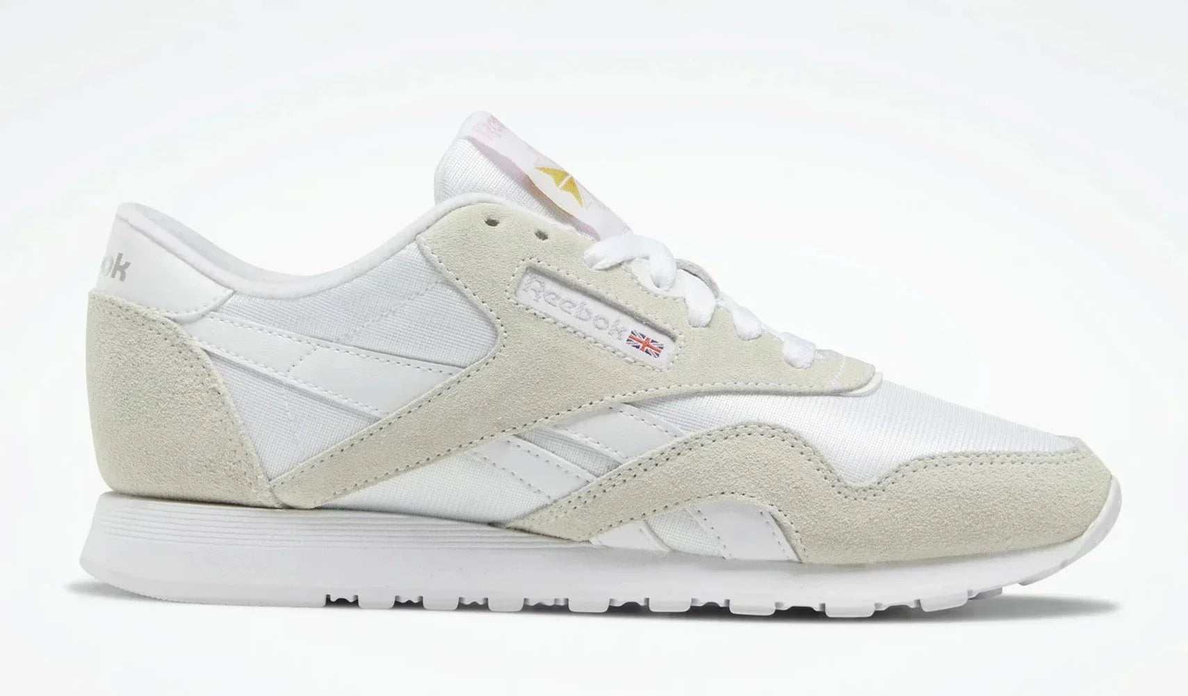 Reebok Men's Classic Nylon Shoes - Pugry2/White/Pugry2 Pugry2 White Pugry2 Footwear - Tophatter Daily Deals
