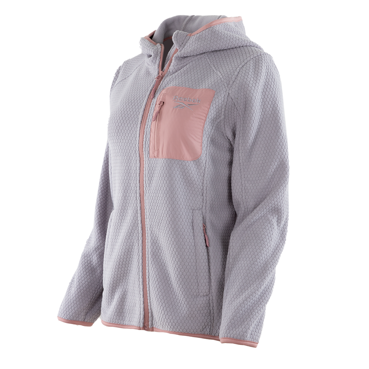 Reebok Women's Honeycomb Fleece Jacket Jackets - Tophatter Daily Deals