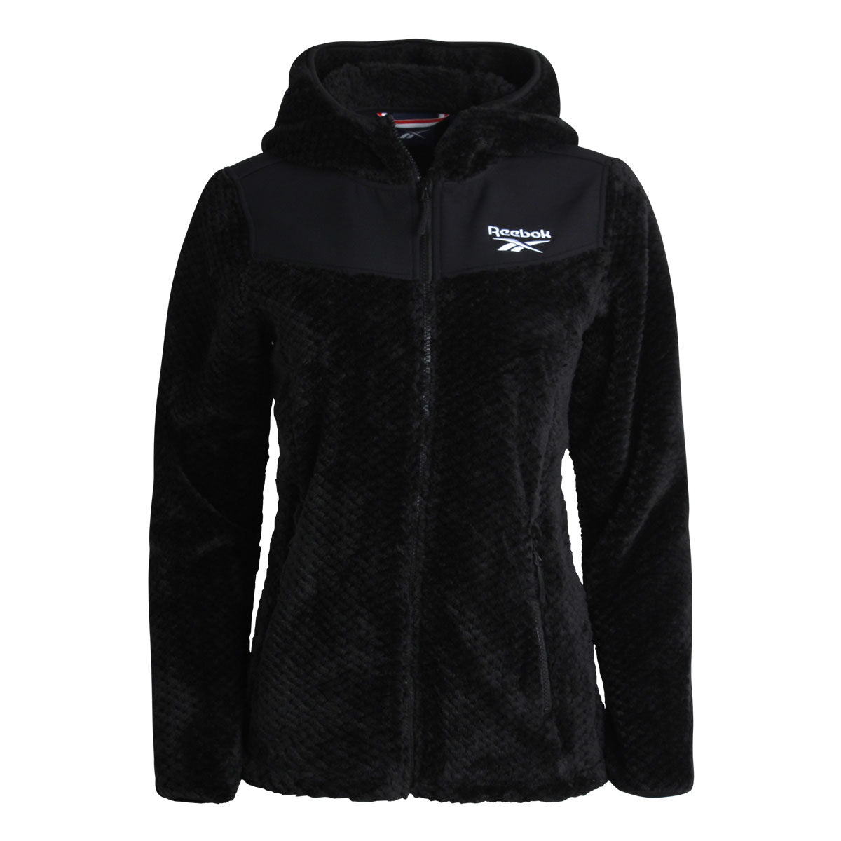 Reebok Women's Snow Fleece Jacket Black Jackets - Tophatter Daily Deals