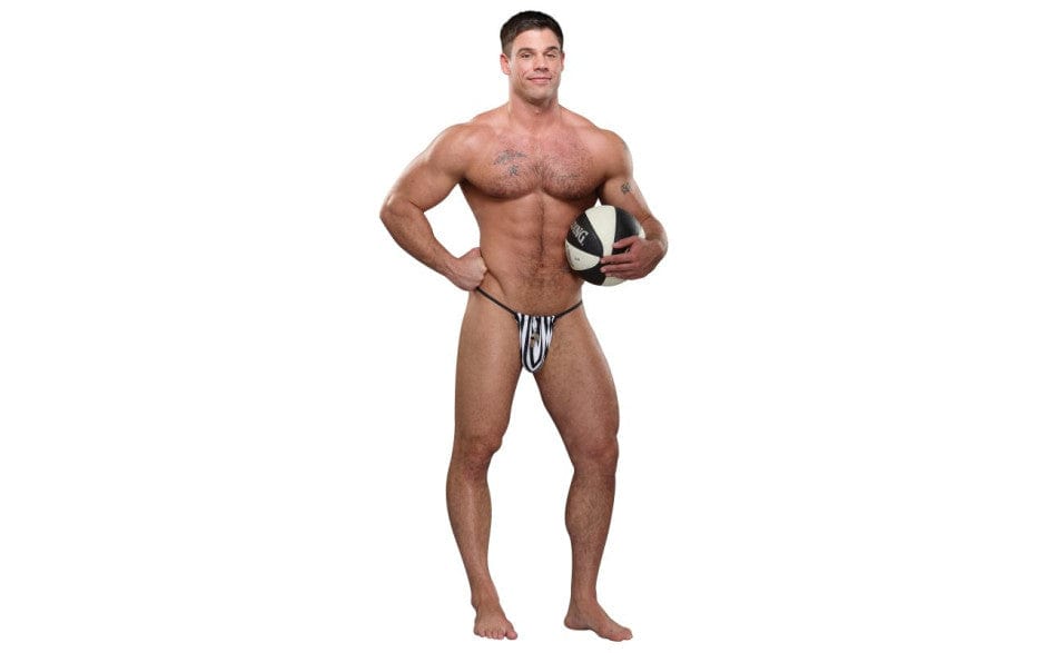 Referee Novelty G-String Black for Men by Male Power > Clothes > Mens G-Strings - Tophatter Daily Deals