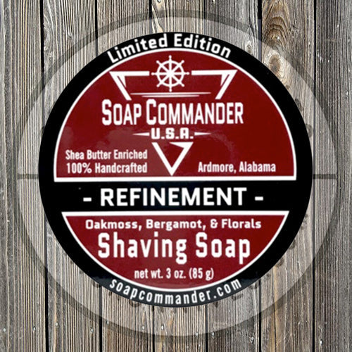 Soap Commander - Refinement - Limited Edition - Shaving Soap - REFINEMENT SS Shaving & Grooming - Tophatter Daily Deals